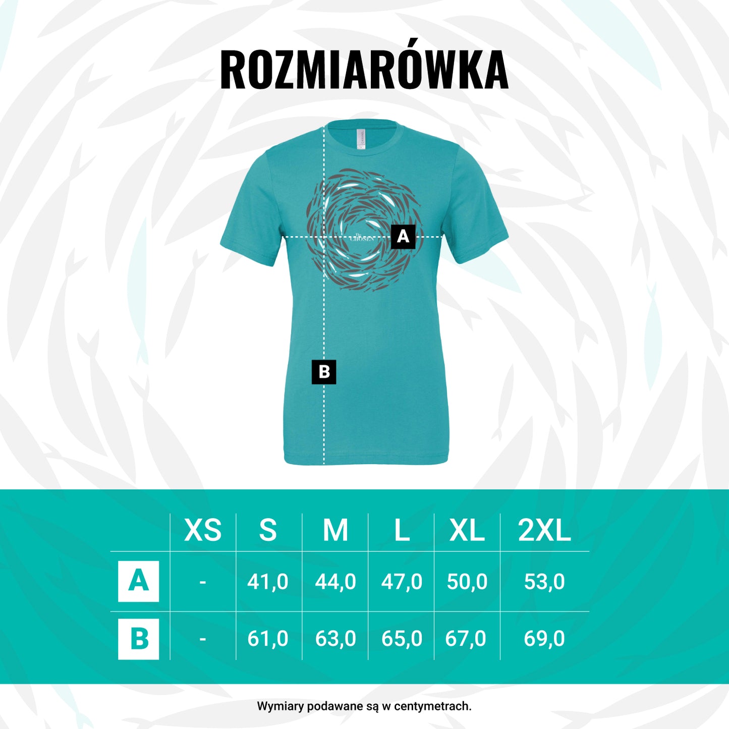 Koszulka THE CHOSEN z logo Against the Current Morska