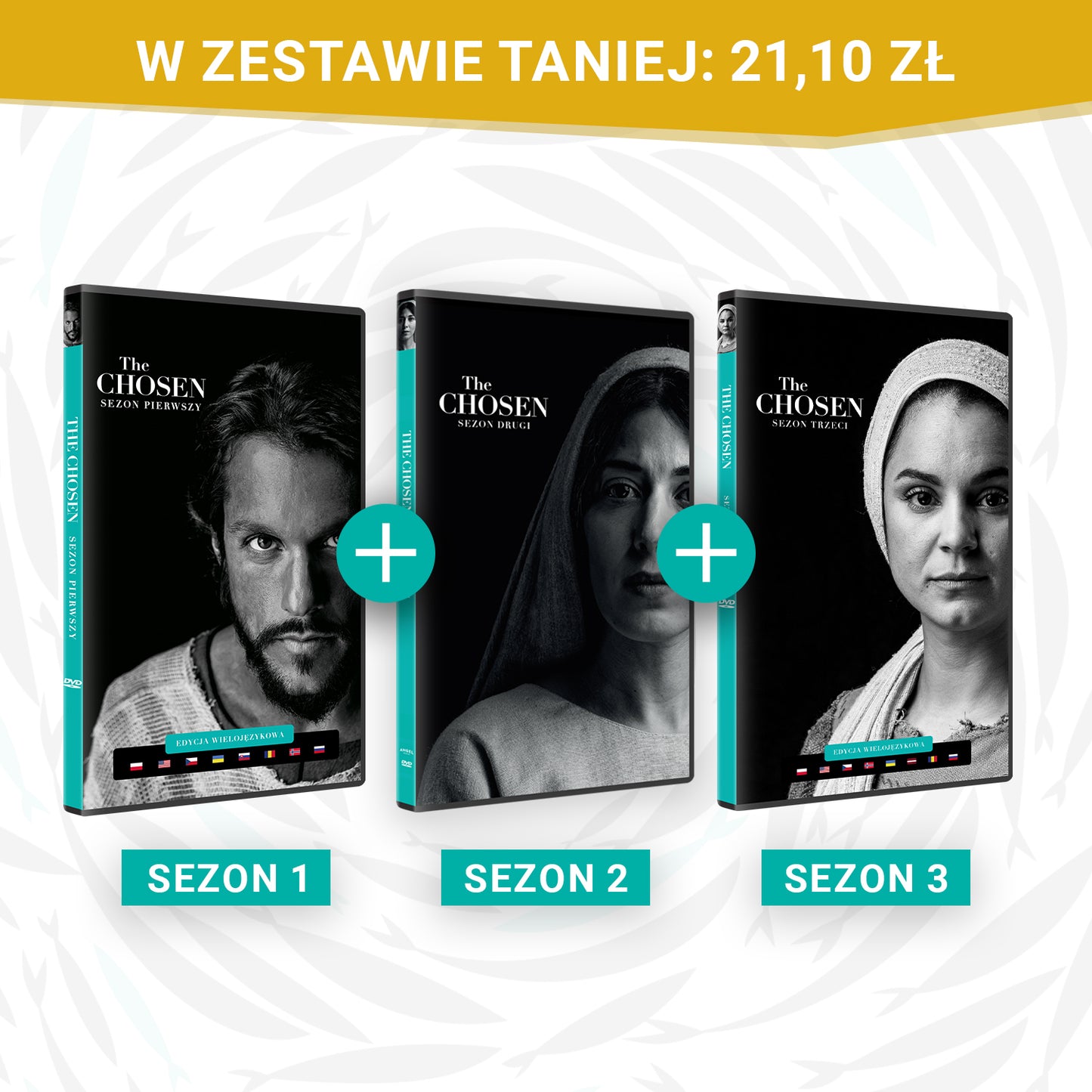 ZESTAW THE CHOSEN - SEZON 1+2+3 (DVD) - lektor, napisy PL