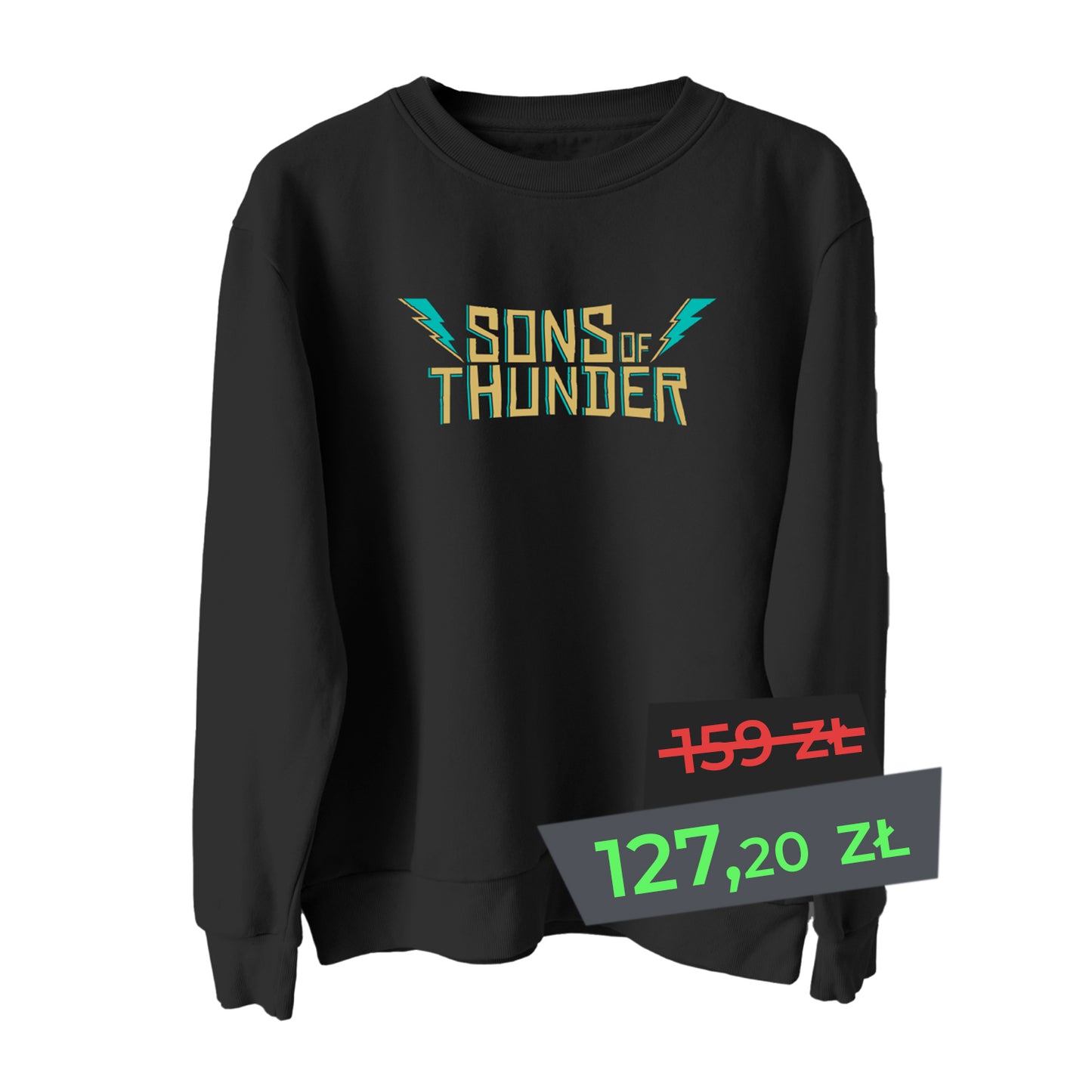 THE CHOSEN - Bluza CZARNA (Sons of Thunder - Synowie Gromu) - Unisex