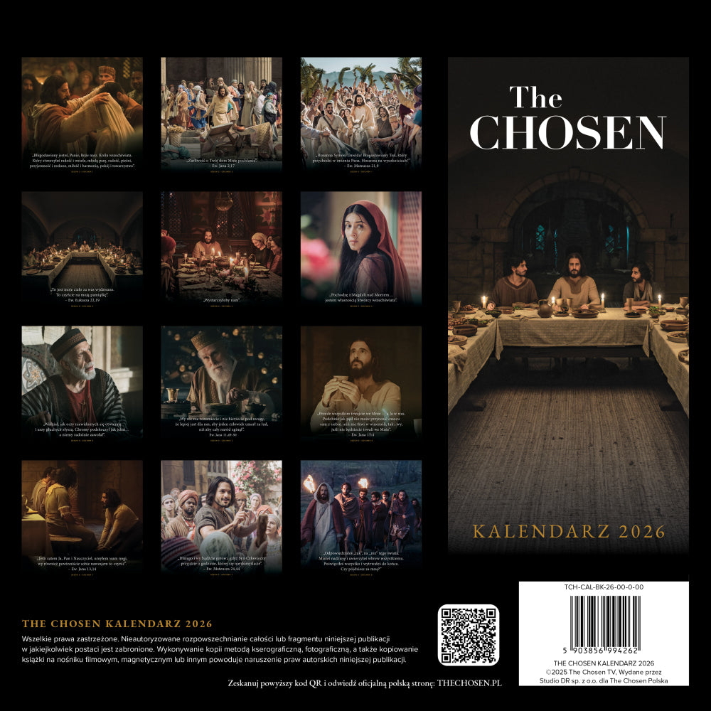 KALENDARZ ŚCIENNY THE CHOSEN na rok 2026