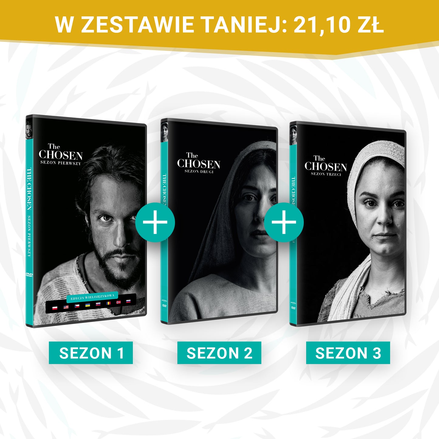 THE CHOSEN - ZESTAW: Sezon 1 + Sezon 2 + Sezon 3 (DVD) - lektor, napisy PL