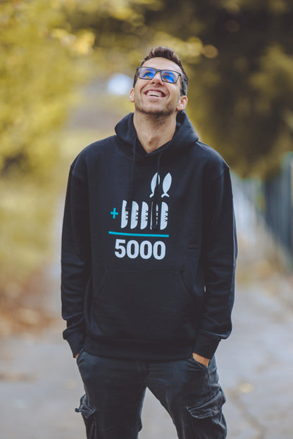 Bluza The Chosen z kapturem " 2 + 5 = 5000" | Unisex