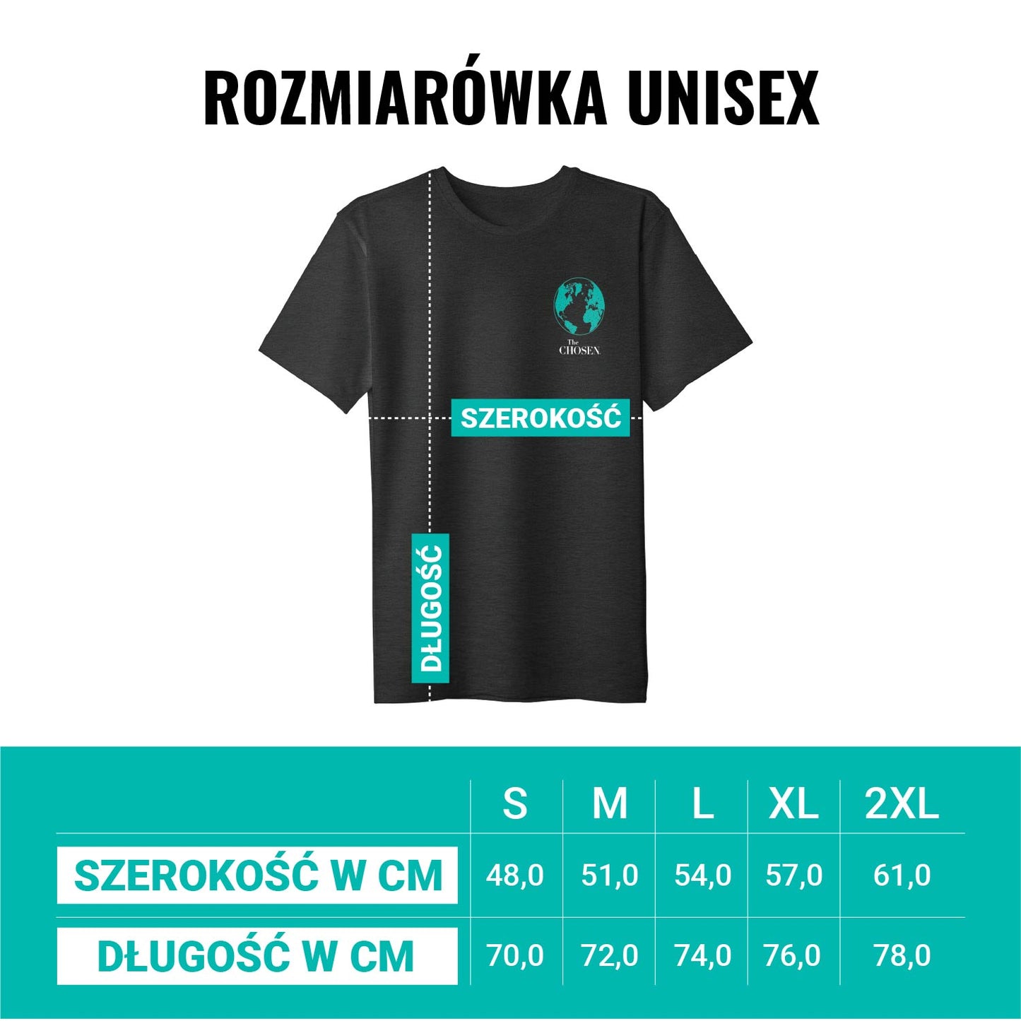 Koszulka The Chosen – Get used to different | Unisex