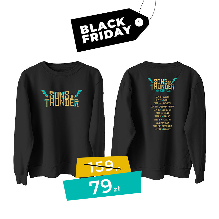BLUZA THE CHOSEN BEZ KAPTURA (UNISEX) – Sons of Thunder (Synowie Gromu)